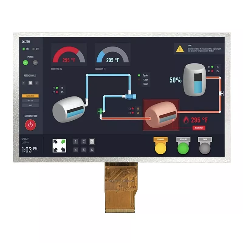 7 -palčni modul TFT široke temperature IPS